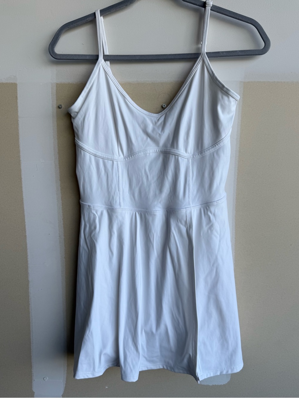 JoyLab White Scoop Neck Active Dress